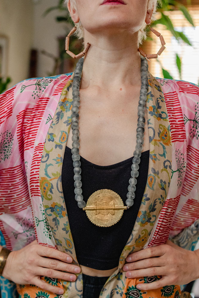 Ra Recycled Bead Necklace