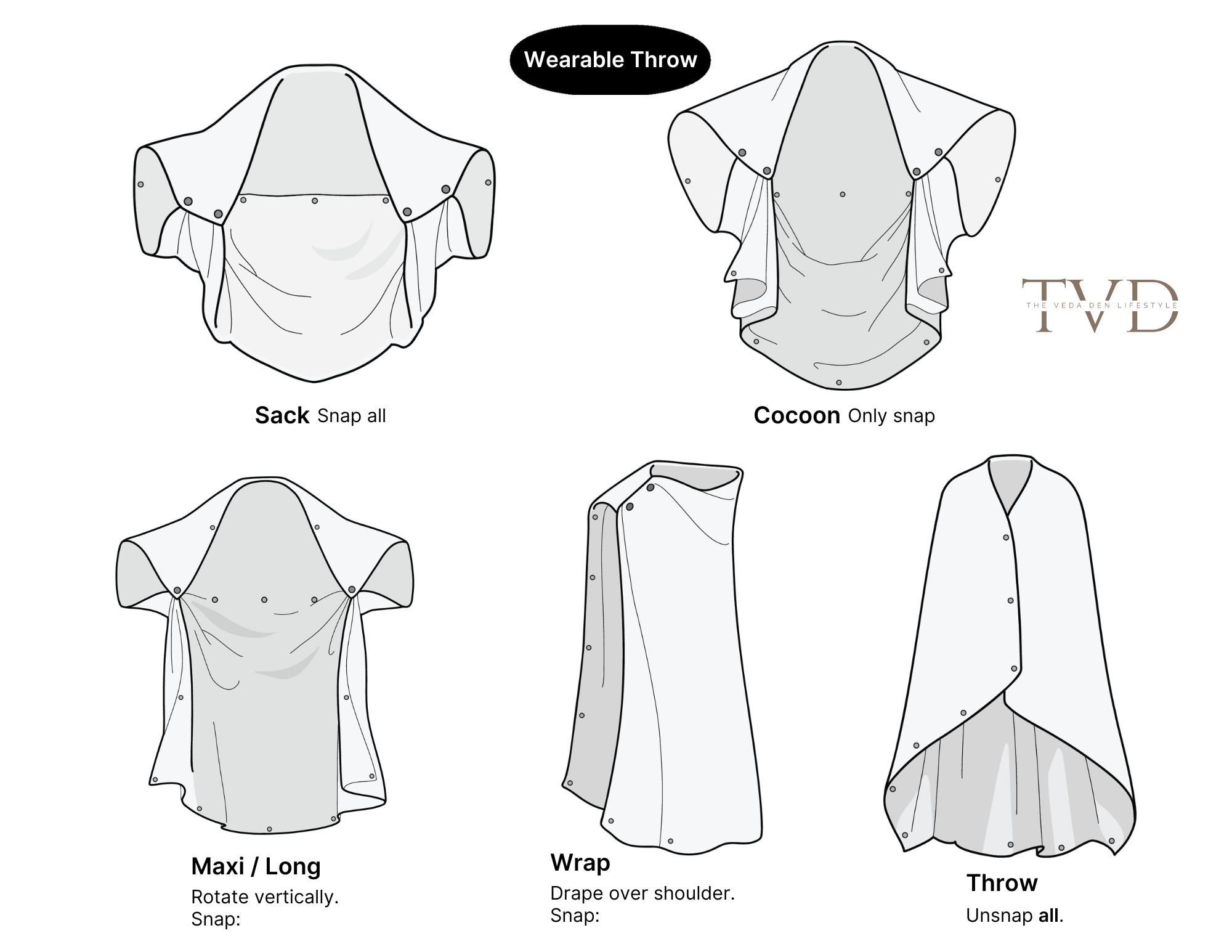 Ameri - Wearable Throw